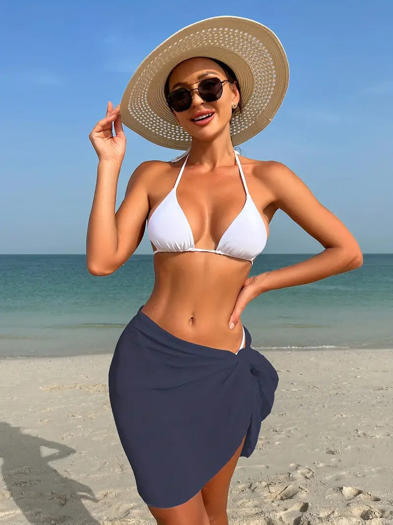 BUTTERFLY BREEZE COVER UP TIE MINI SKIRT